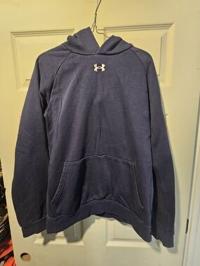 Under Armour Navy Blue Youth Hooded Sweatshirt
